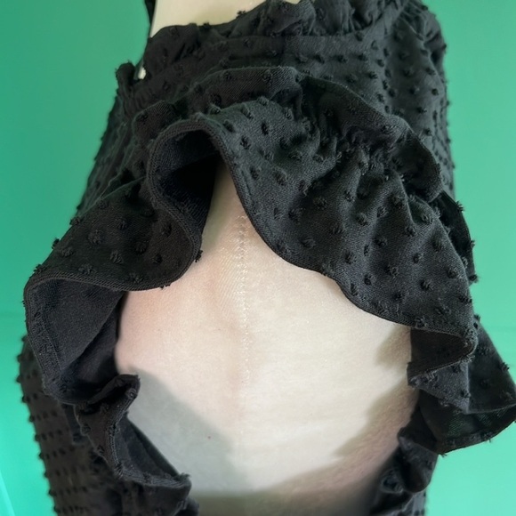 J Crew dots and ruffle sleeve tunic - Picture 9 of 13